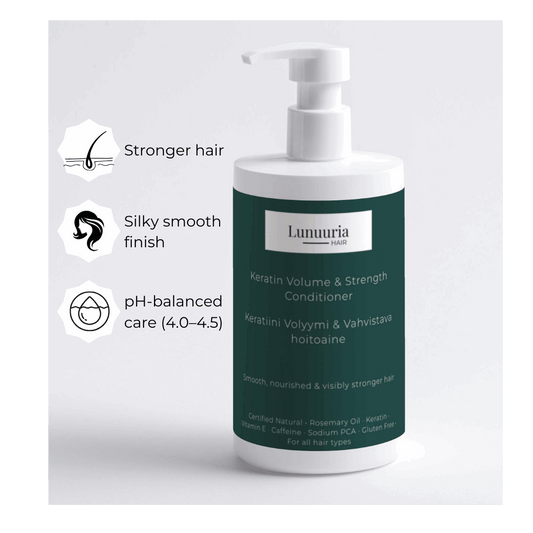 Improves hair manageability Supports hair structure Reduces breakage · Makes hair easier to brush and detangle · Also suitable for thin and thinning hair · For all hair types