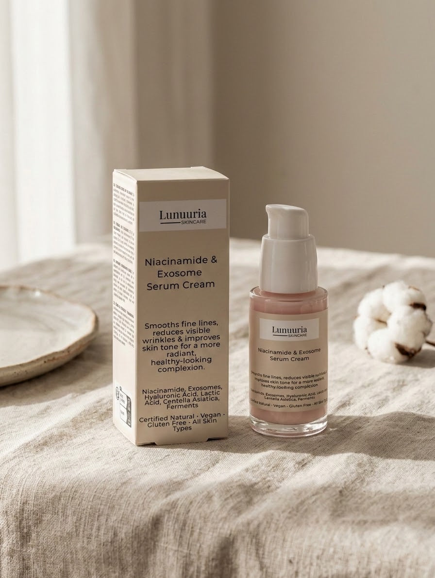 Lunuuria Niacinamide & Exosomen-Serumcreme