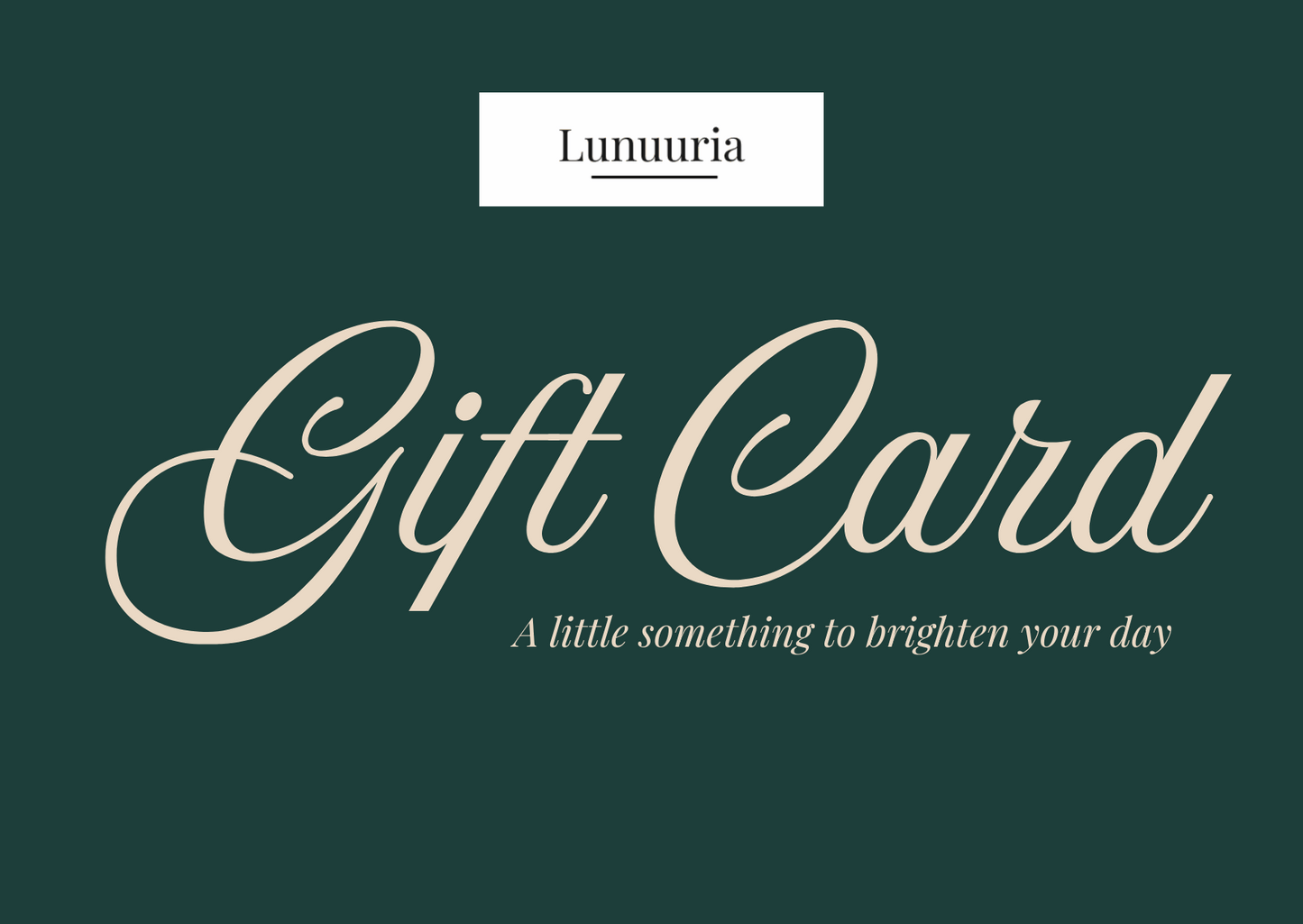 Lunuuria lahjakortti 100