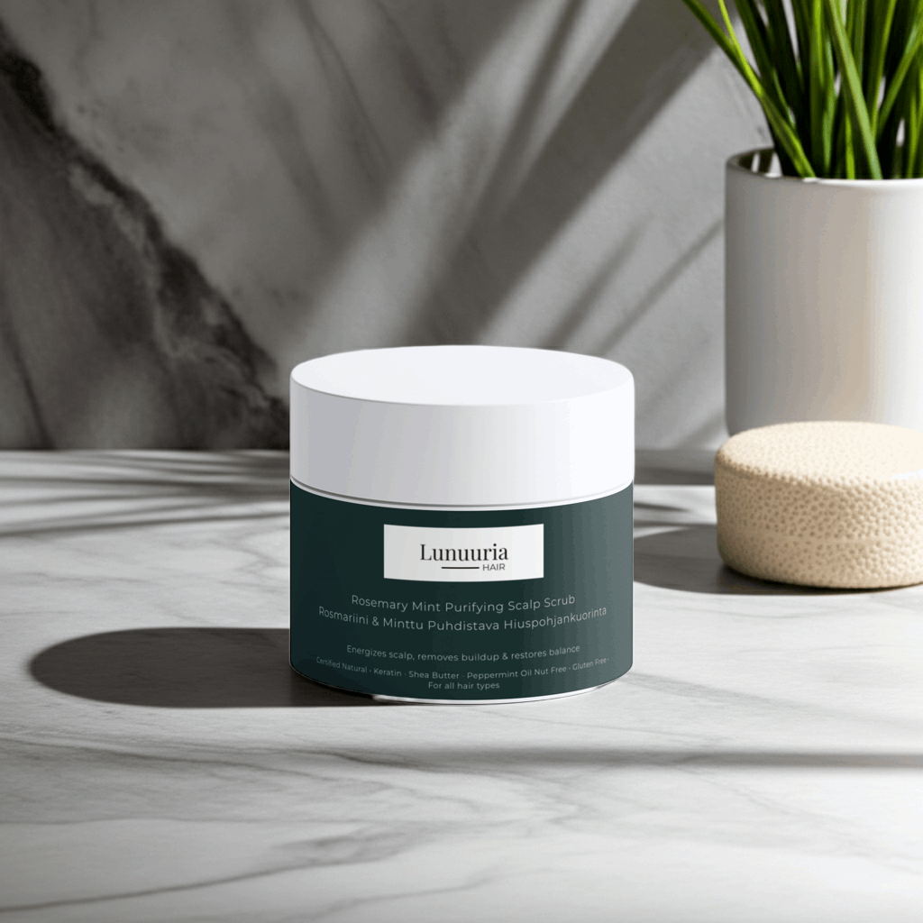 Rosemary & Mint Purifying Scalp Scrub. · Gently removes dead skin cells and sebum deposits
· Prevents scalp blockages and imbalances
Supports hair growth and natural volume
· Soothes and refreshes the scalp with rosemary and mint oils
· Improves the effectiveness of shampoo and conditioner
· Does not dry out or damage the scalp's natural protective layer