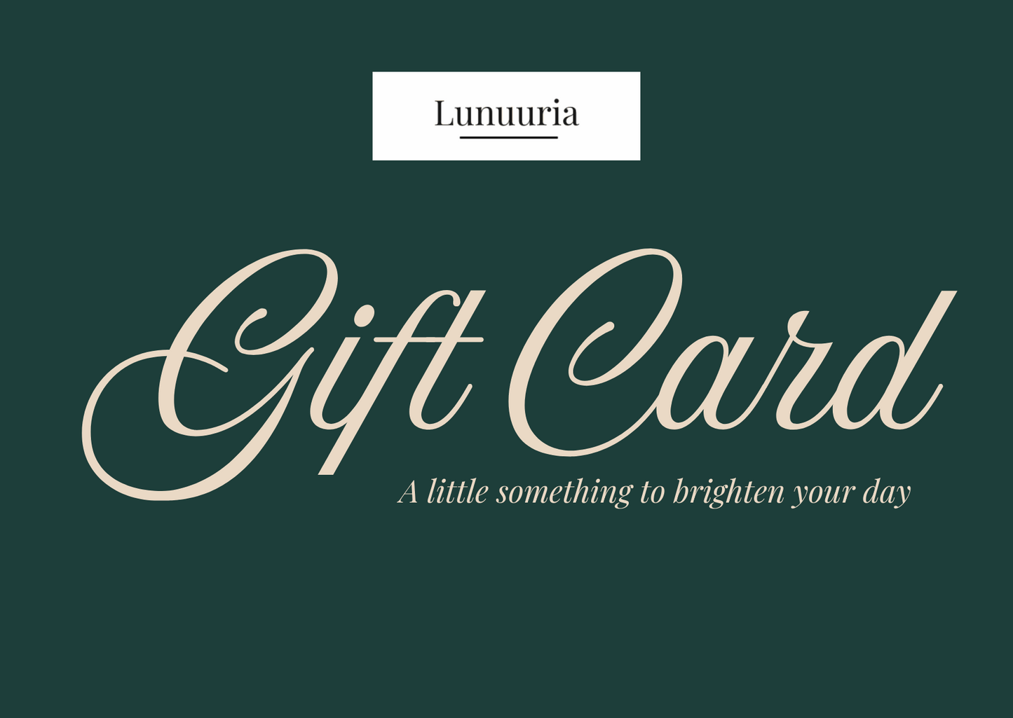 Lunuuria Lahjakortti 25