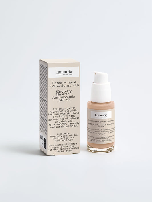 Lunuuria Sävytetty Mineraali Aurinkosuoja SPF30